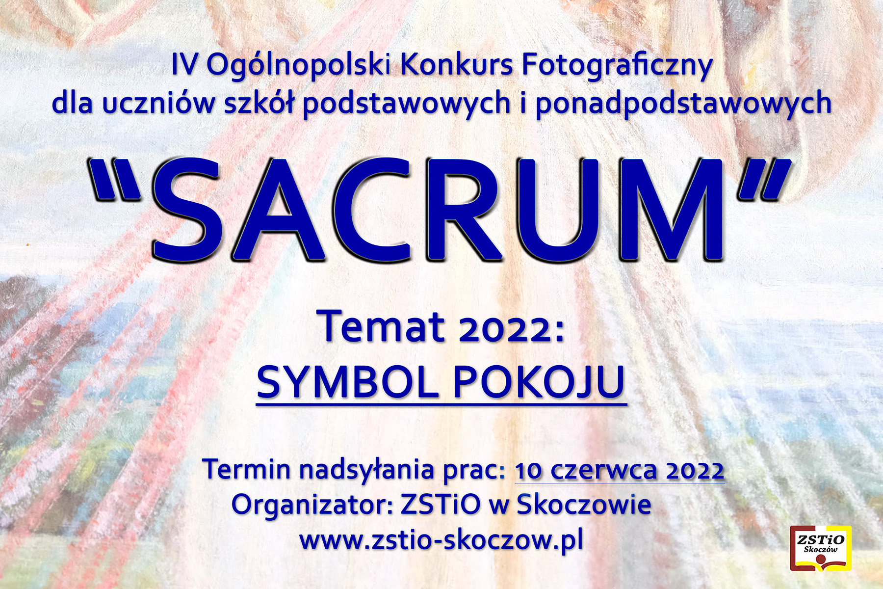 plakat sacrum 2022 symbol pokoju